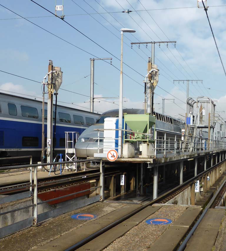 équipement de dépot ferroviaire - dépôt de Massy